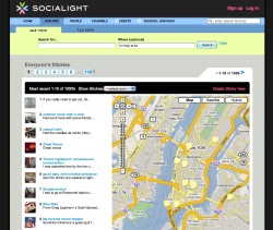 Socialight screenshot
